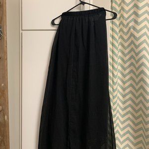 Forever 21 Black Maxi Skirt